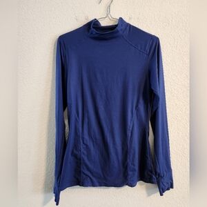 Fabletics women's long sleeve mock neck shirt size small